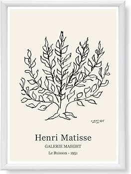 Amazon.co.jp: アンリ マティス ポスター アートポスター 低木